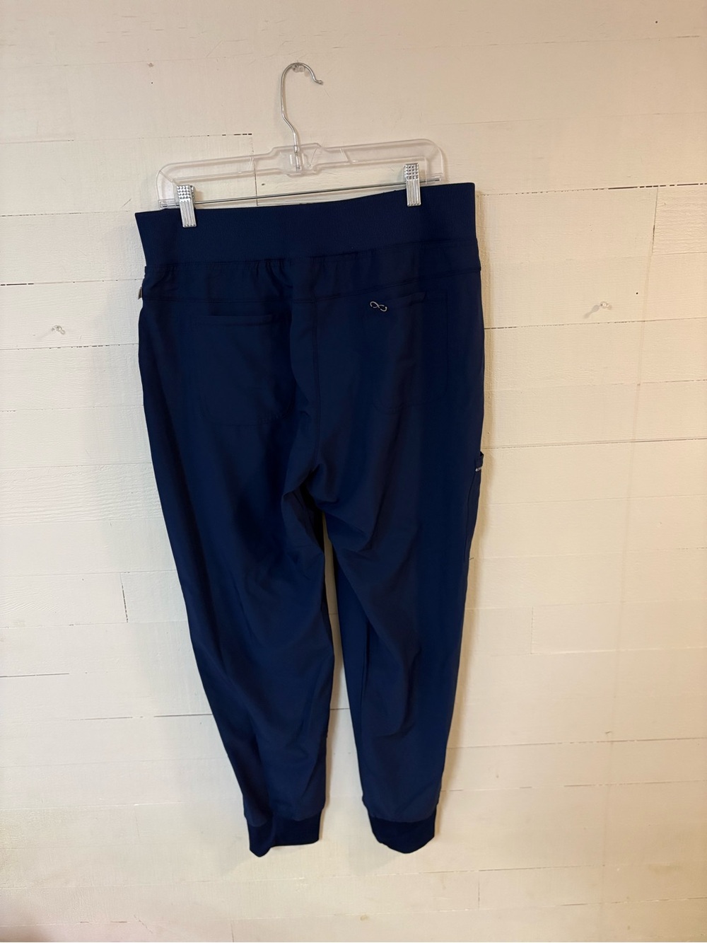 Cherokee Infinity Navy Jogger Scrub Pants Size Large CK110A - Picture 2 of 4